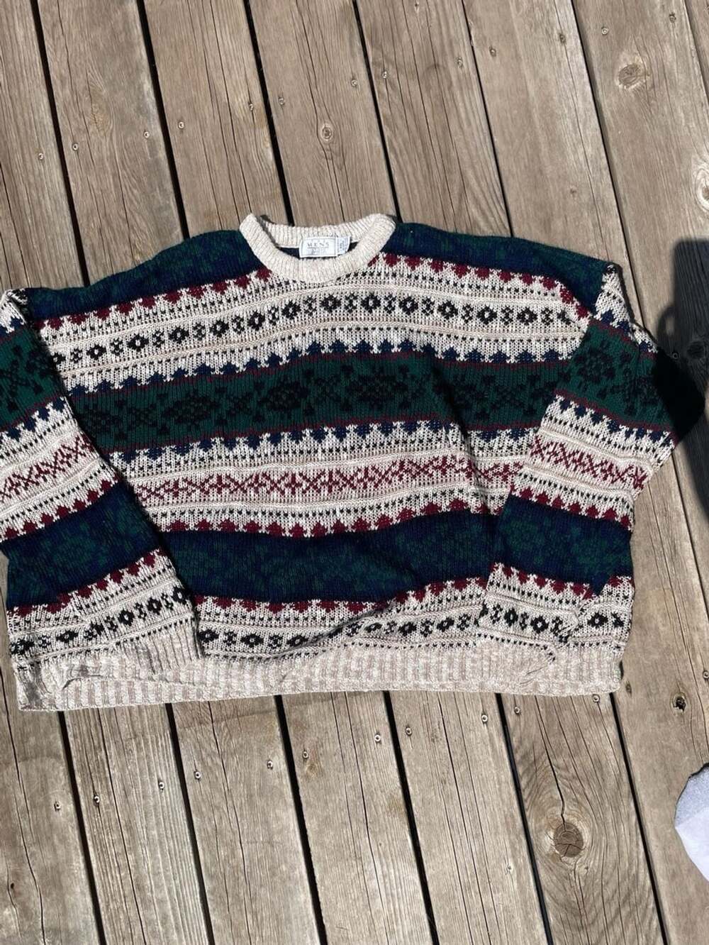 Vintage the men's store at sears knit sweater xxl